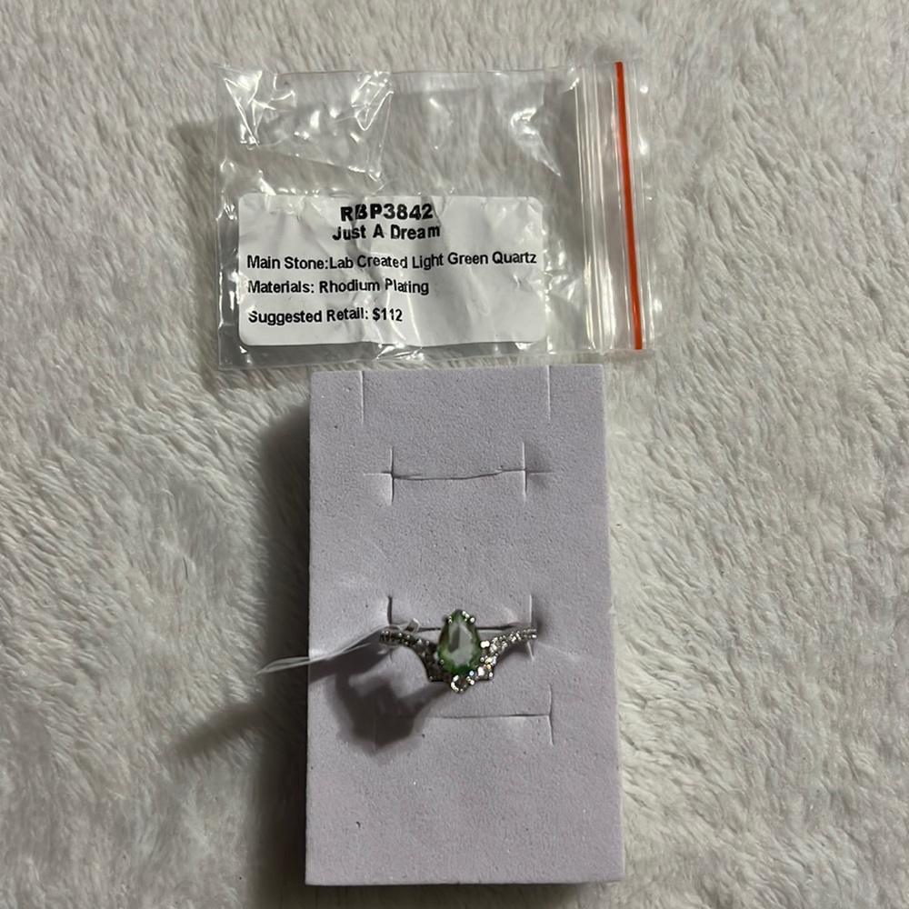 RBP Bomb Party Just a Dream LC Light Green Quartz Ring